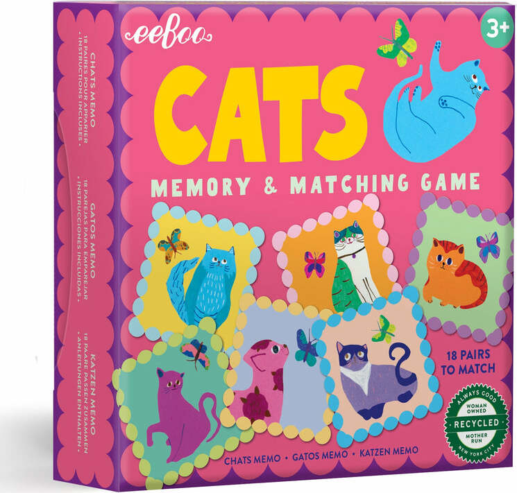 Cats Little Square Memory Game