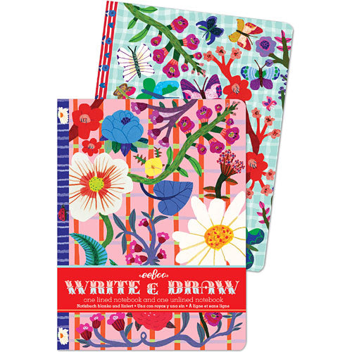 Butterflies and Flowers Write & Draw Set