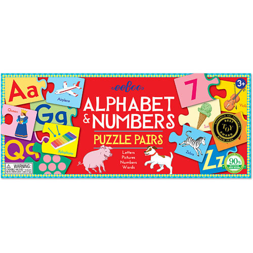 RV Alphabet & Numbers Puzzle Pairs