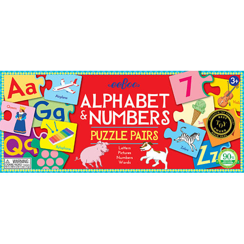 RV Alphabet & Numbers Puzzle Pairs