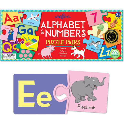 RV Alphabet & Numbers Puzzle Pairs