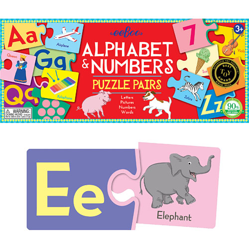 RV Alphabet & Numbers Puzzle Pairs