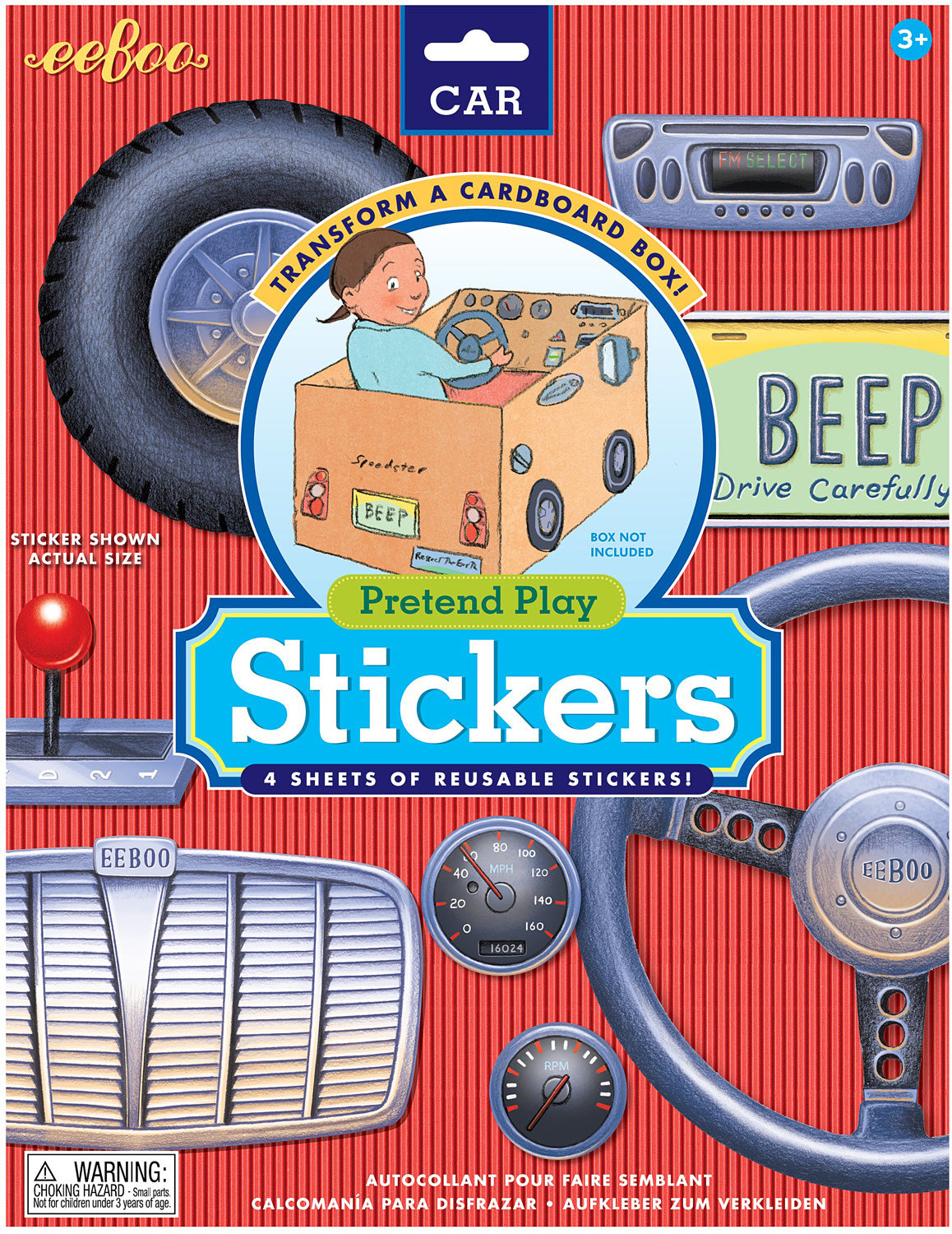 Car Pretend Play Stickers