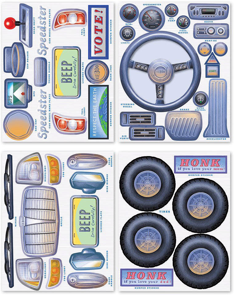 Car Pretend Play Stickers