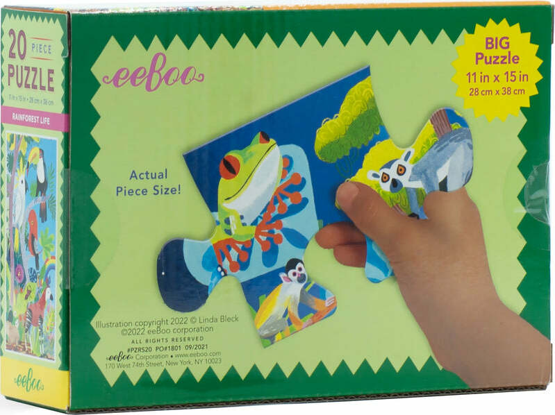Rainforest Life 20 Piece Puzzle