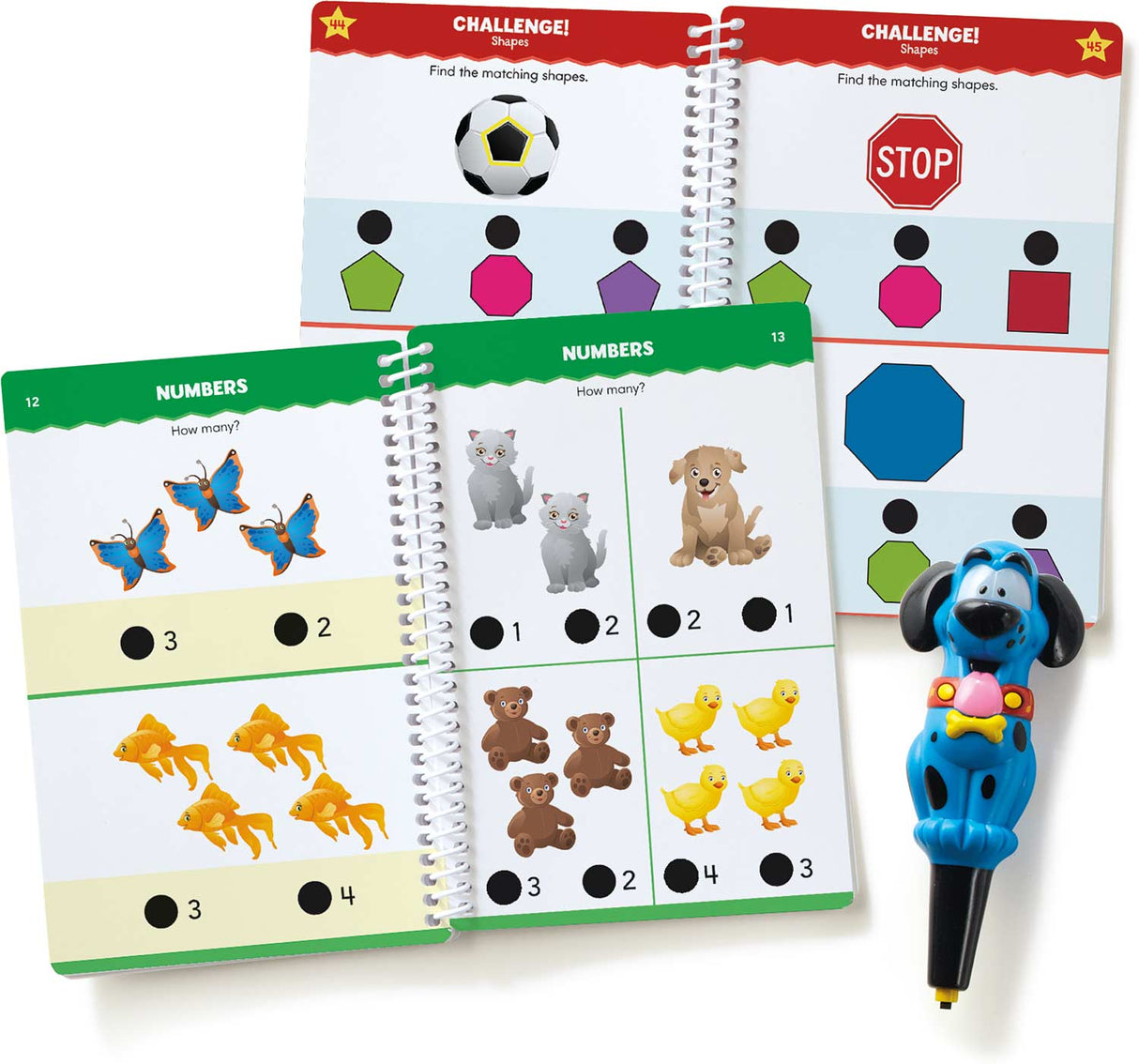 Hot Dots® Jr. Let's Master Pre-K Math Set with Ace—The Talking Teaching Dog® Pen