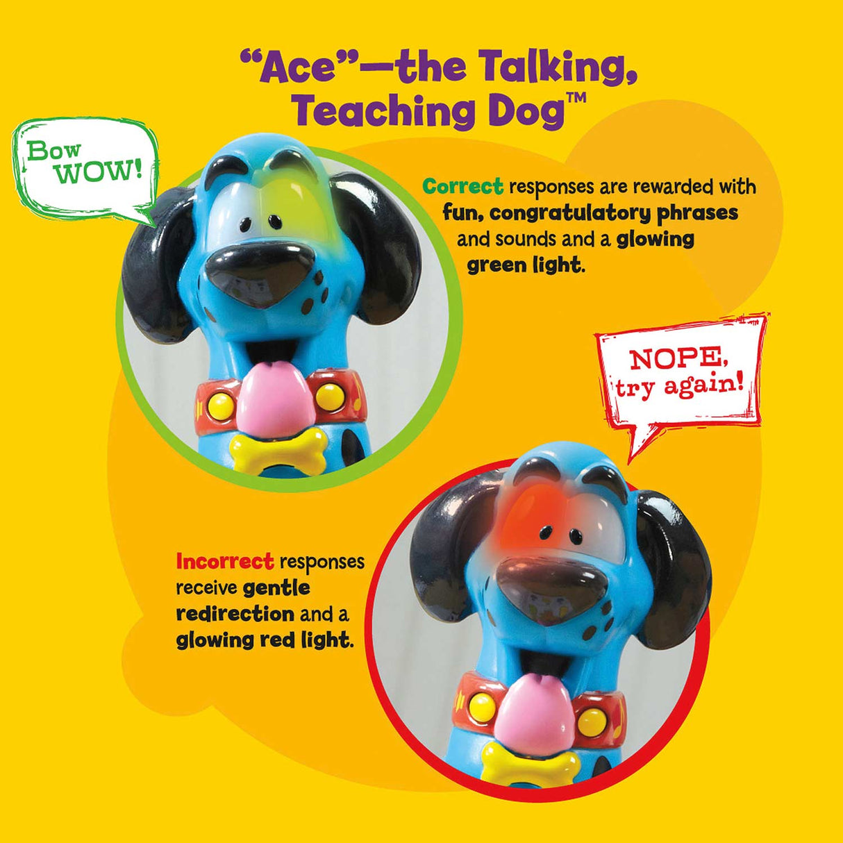 Hot Dots® Jr Let's Master Kindergarten Math Set with Ace—The Talking Teaching Dog® Pen