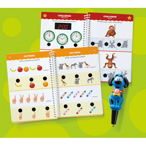 Hot Dots® Jr Let's Master Kindergarten Math Set with Ace—The Talking Teaching Dog® Pen