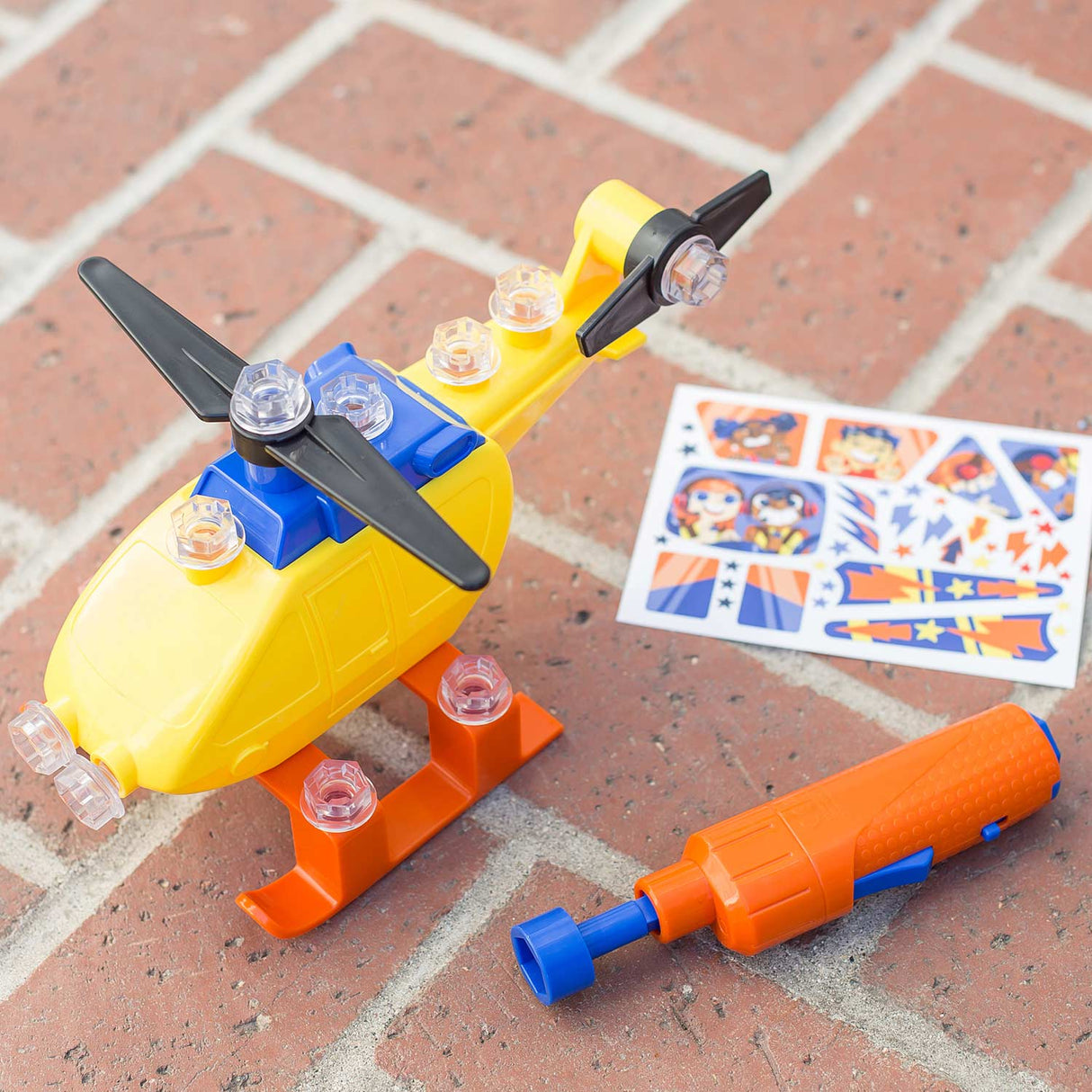 Design & Drill Power Play Vehicles Helicopter