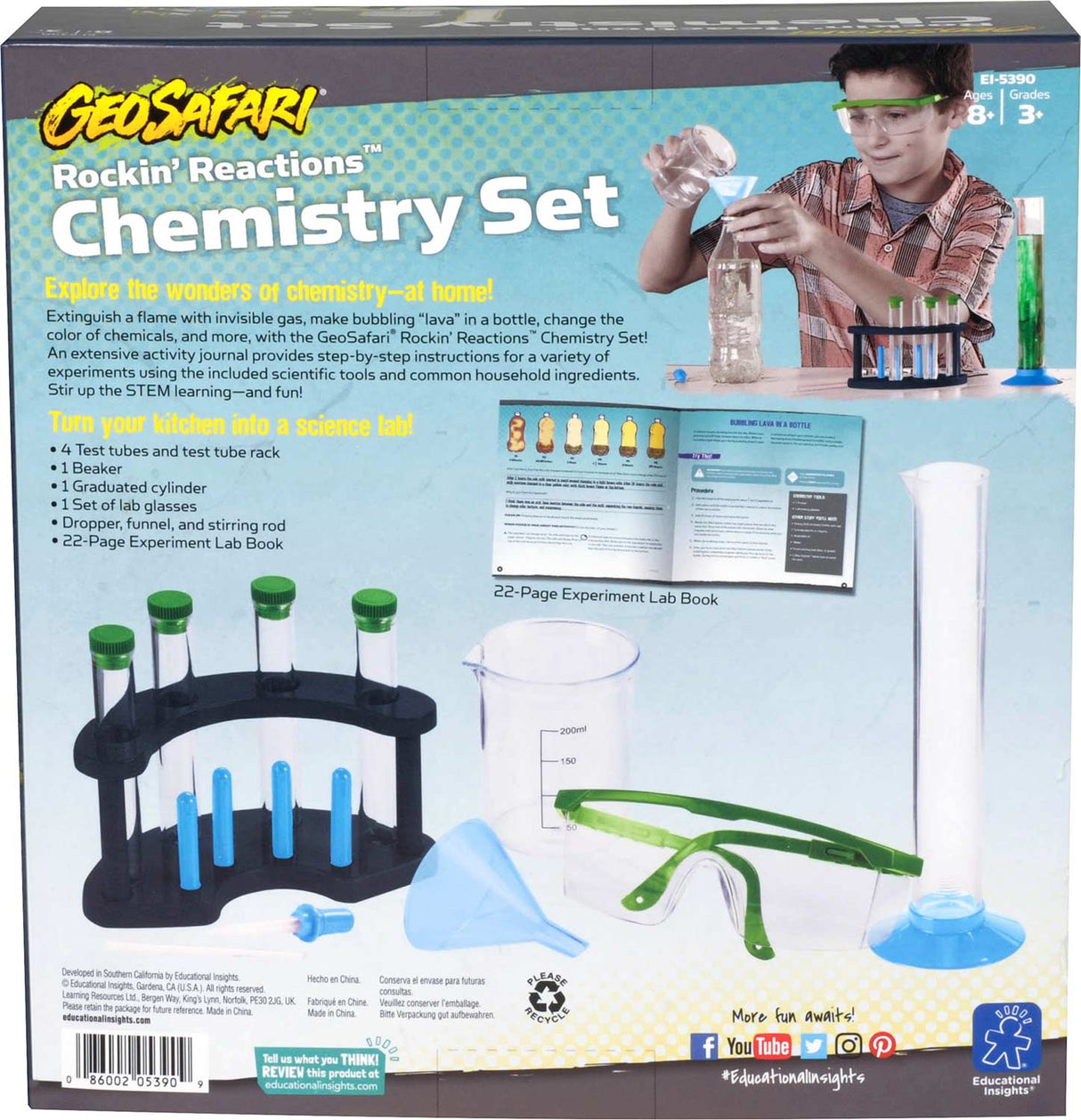 GeoSafari Rockin' Reactions Chemistry Set