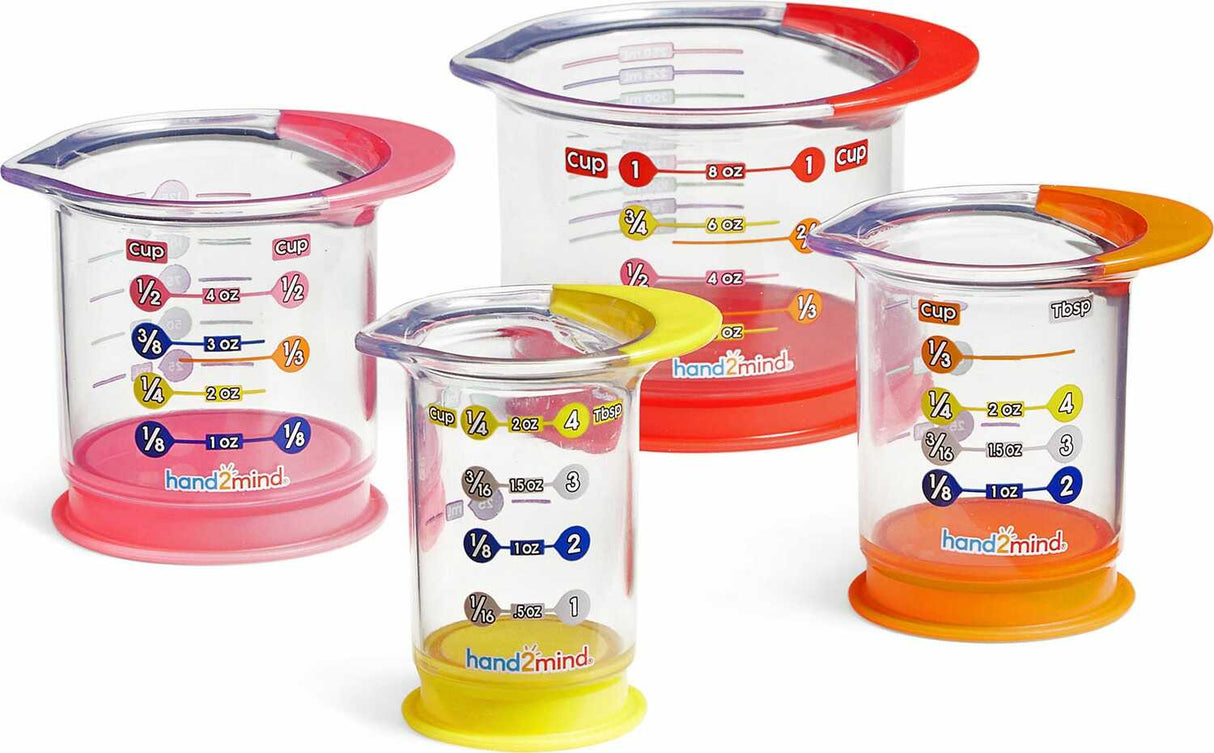 Rainbow Fraction® Liquid Measuring Cups
