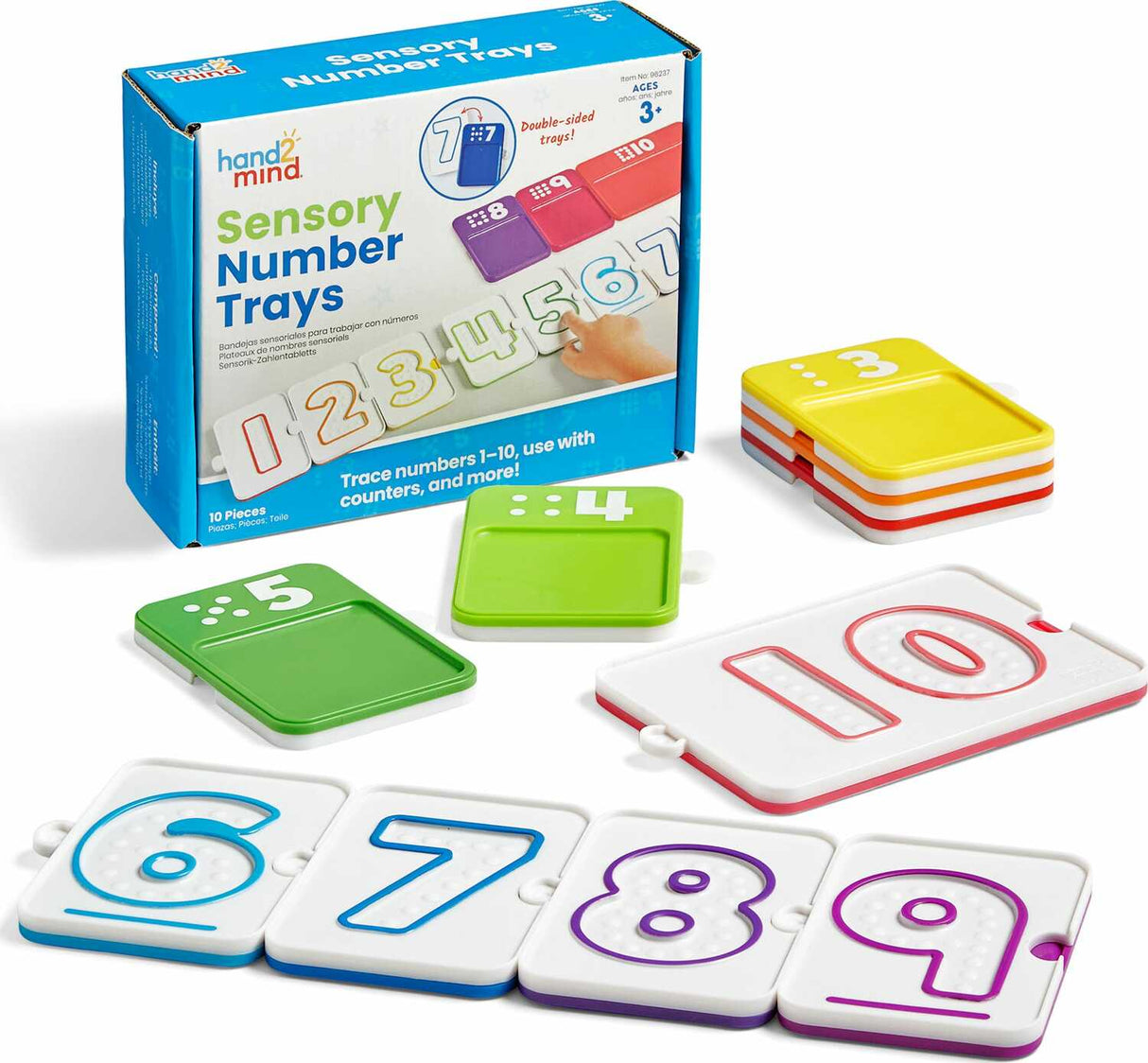 Sensory Number Trays