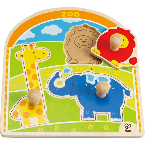 At the Zoo Knob Puzzle
