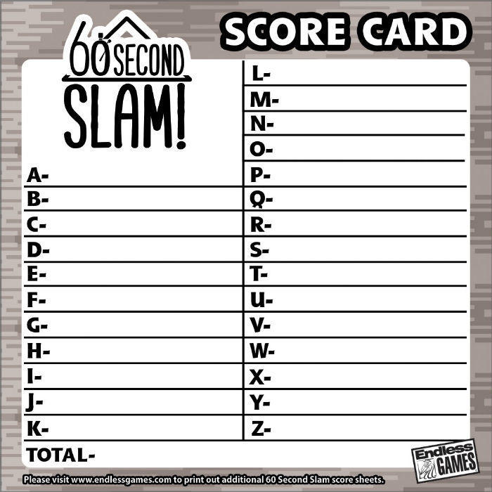 60-second Slam!