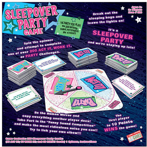 the Sleepover Party Game