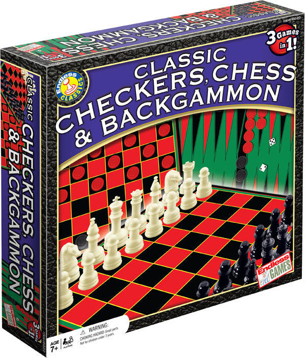 Checkers, Chess Backgammon