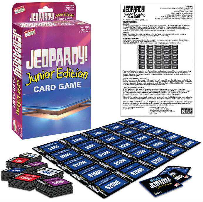 Jeopardy! Card Game Junior Edition