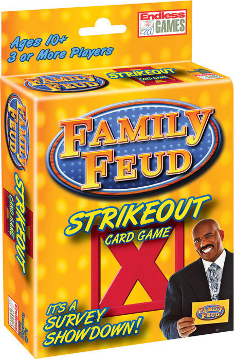 Family Feud Strike Out Card Game