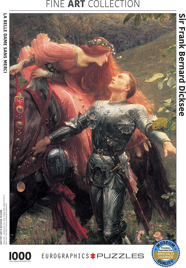 La Belle Dame Sans Merci By Sir Frank Bernard Dicksee 1000-piece Puzzle