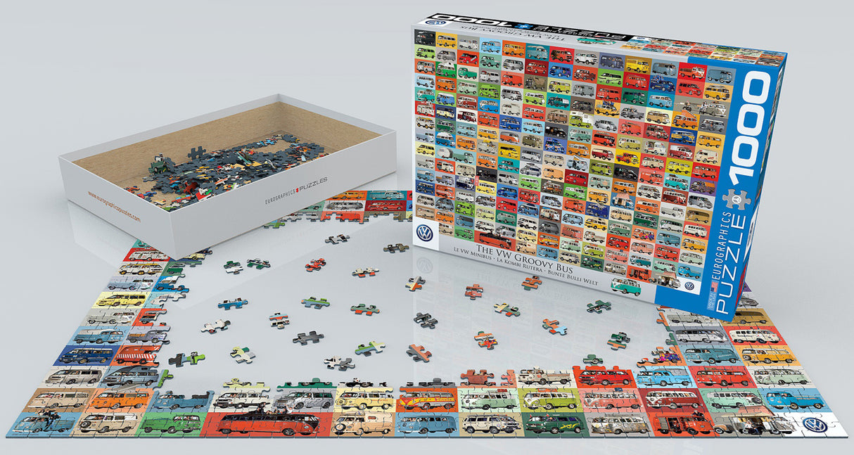 Volkswagen Groovy Bus 1000-Piece Puzzle