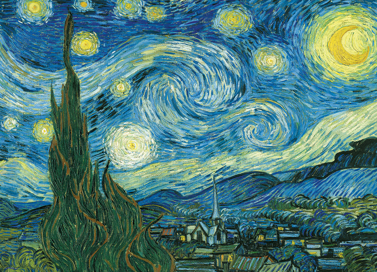 Post-Impressionism Puzzles - Starry Night by Vincent Van Gogh