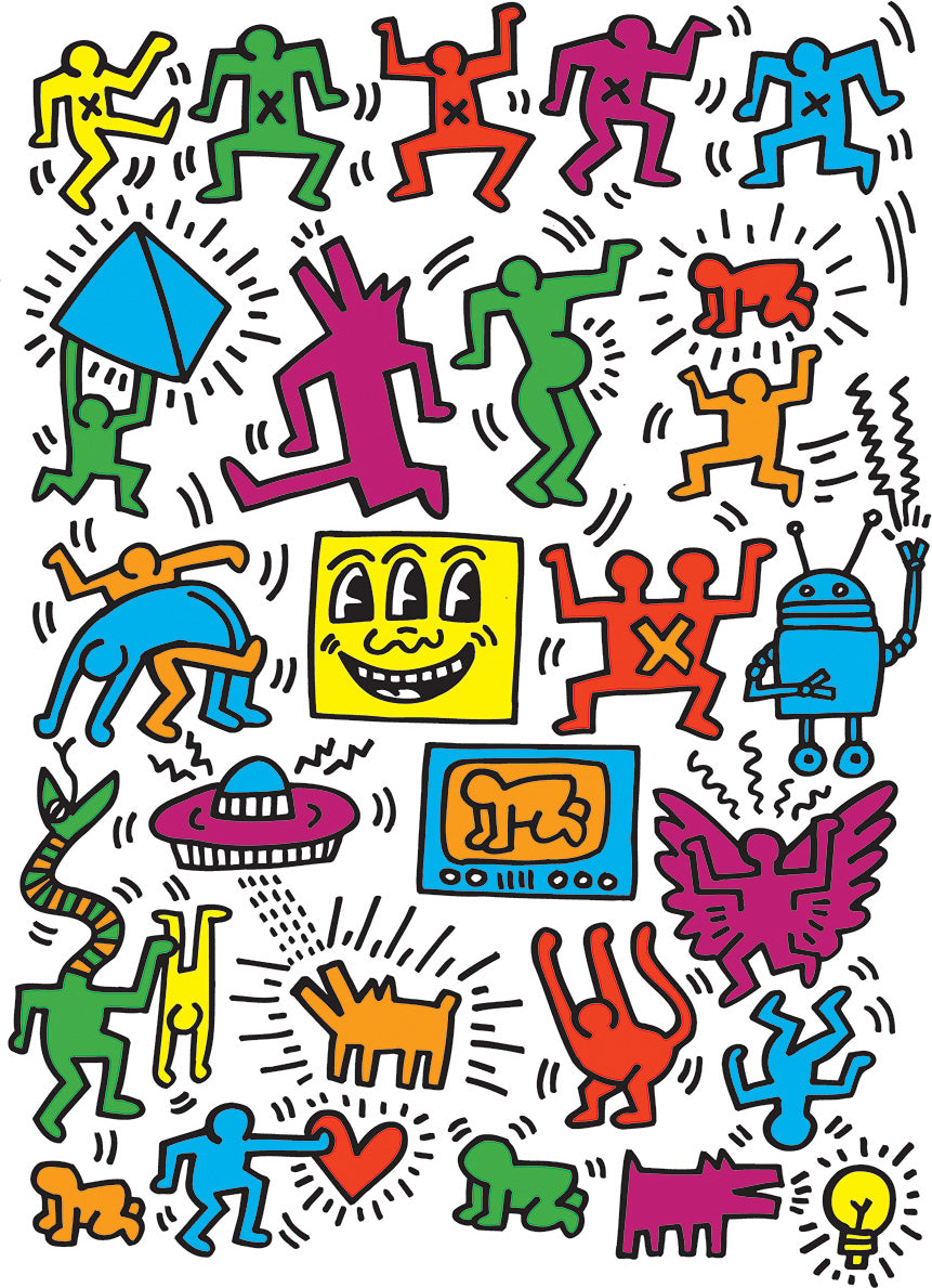 Collage By Keith Haring 1000-piece Puzzle