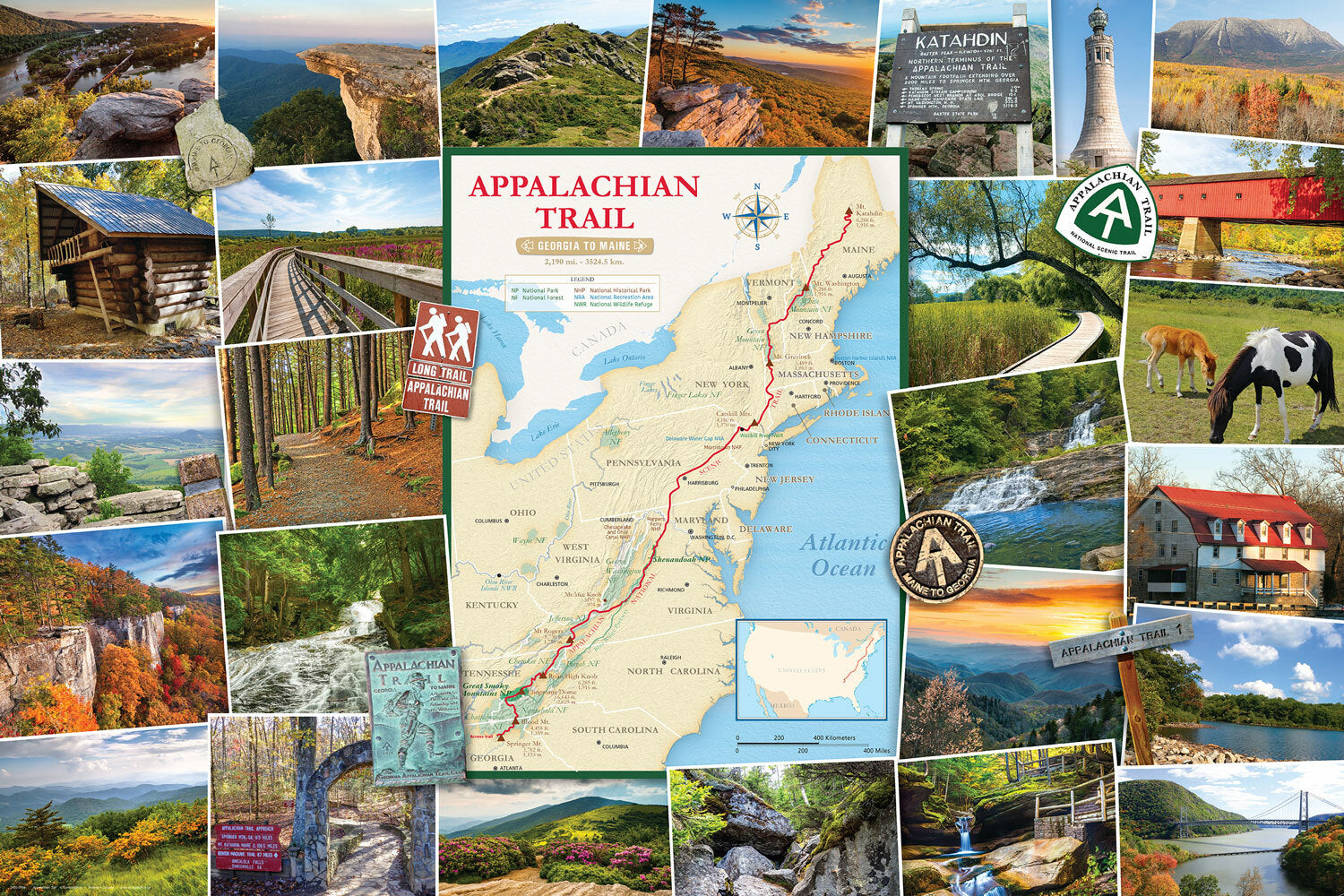 Appalachian Trail 1000-Piece Puzzle