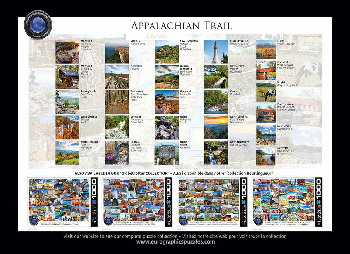 Appalachian Trail 1000-Piece Puzzle
