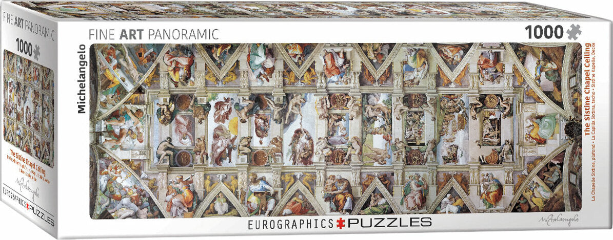 The Sistine Chapel Ceiling by Michelangelo 1000-Piece Puzzle