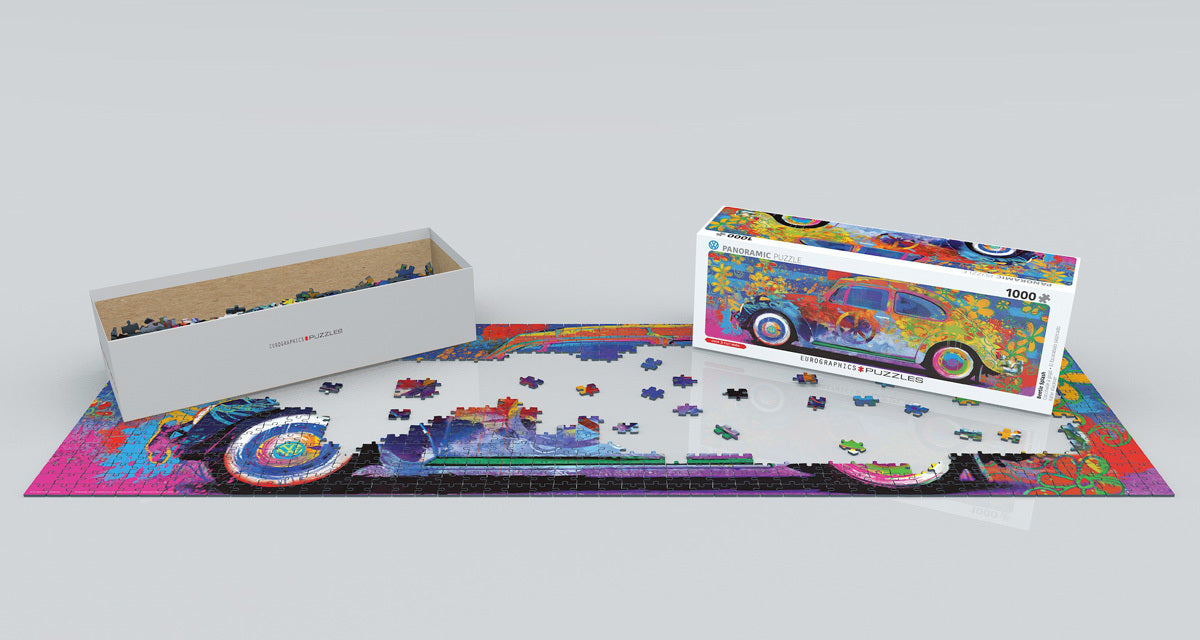 Panoramic Puzzles - VW Beetle Splash by Parker Greenfield