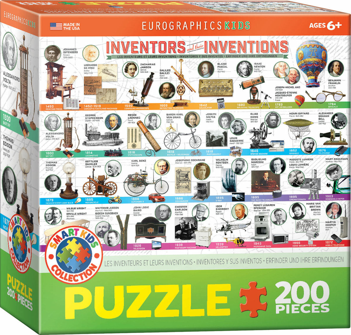 Great Inventions 200-Piece Puzzle