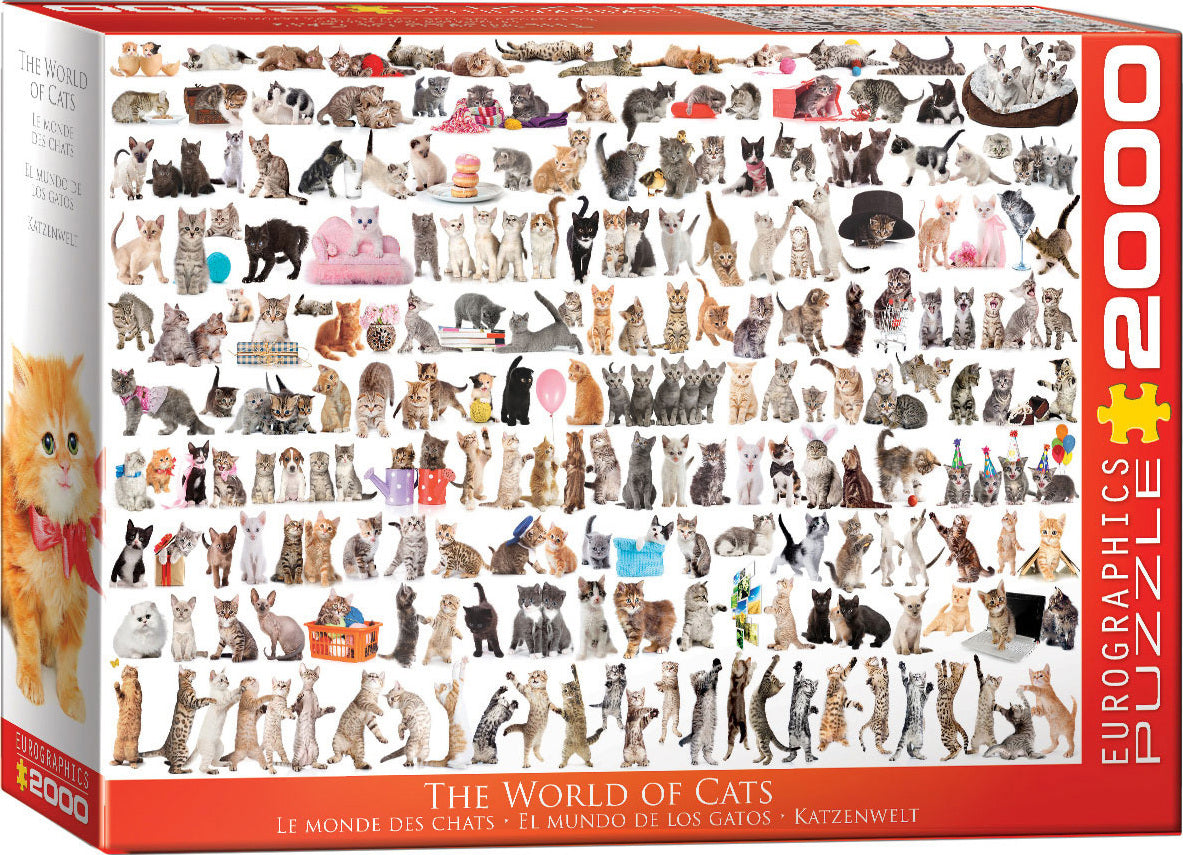 The World of Cats 2000-Piece Puzzle