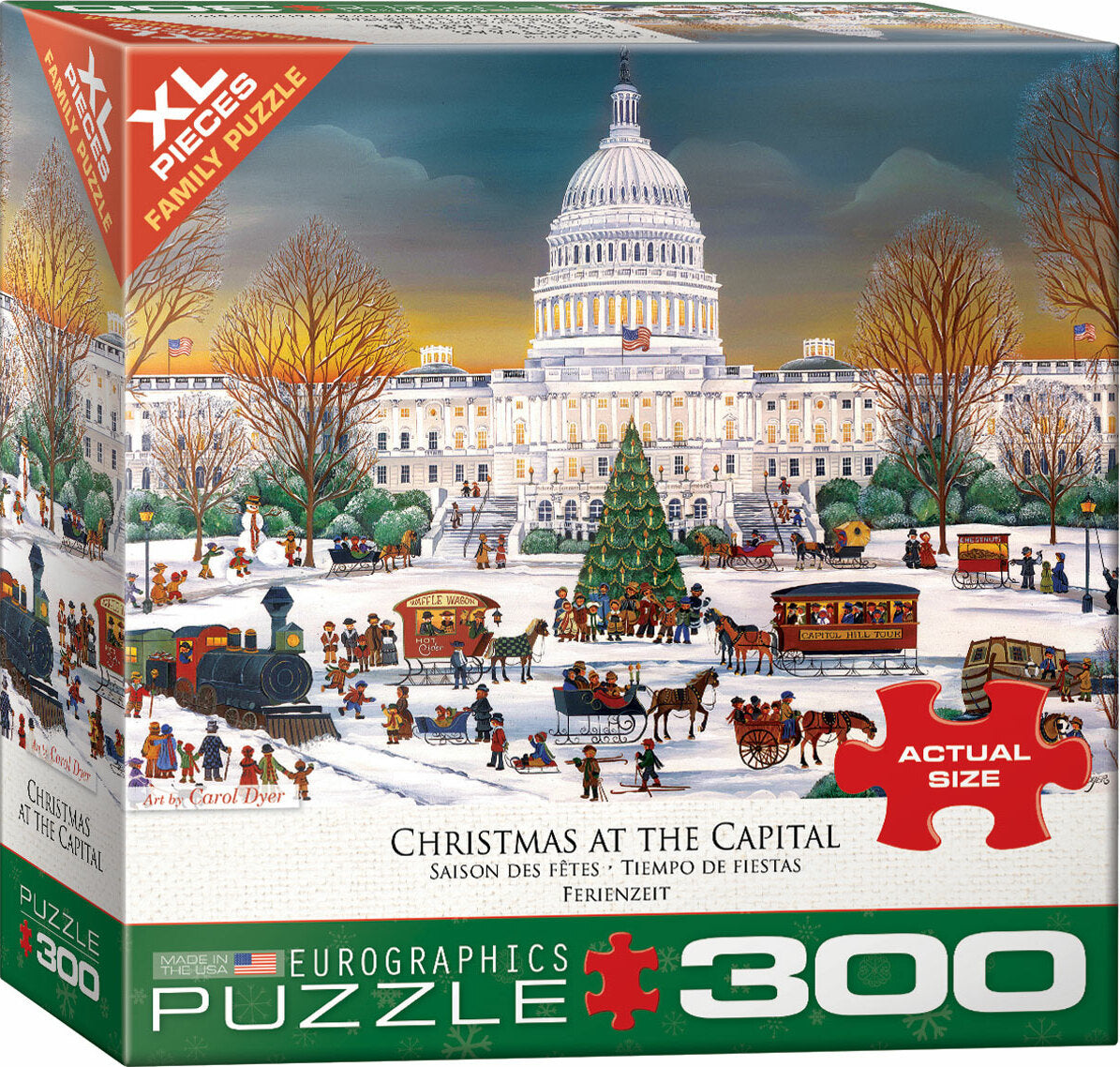 Christmas at the Capitol 300-Piece Puzzle (Small box)