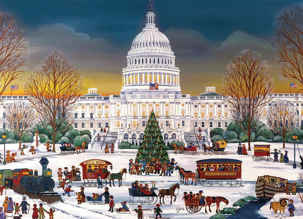 Christmas at the Capitol 300-Piece Puzzle (Small box)