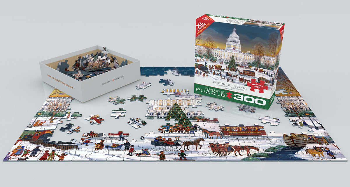Christmas at the Capitol 300-Piece Puzzle (Small box)
