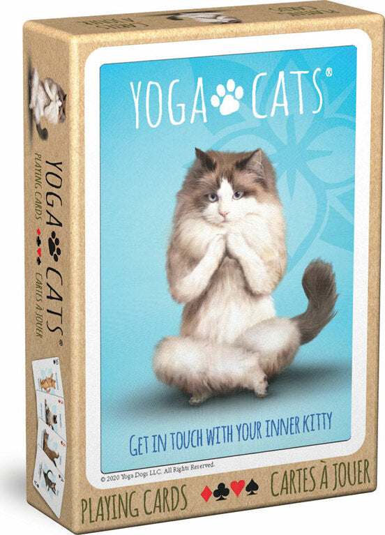 Yoga Cats and Yoga Dogs Playing cards