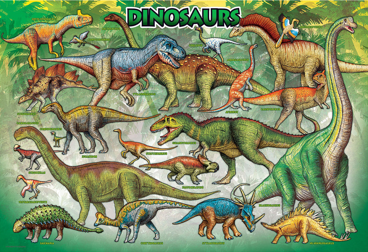 Dinosaurs Lunch Bag 100-Piece Puzzle