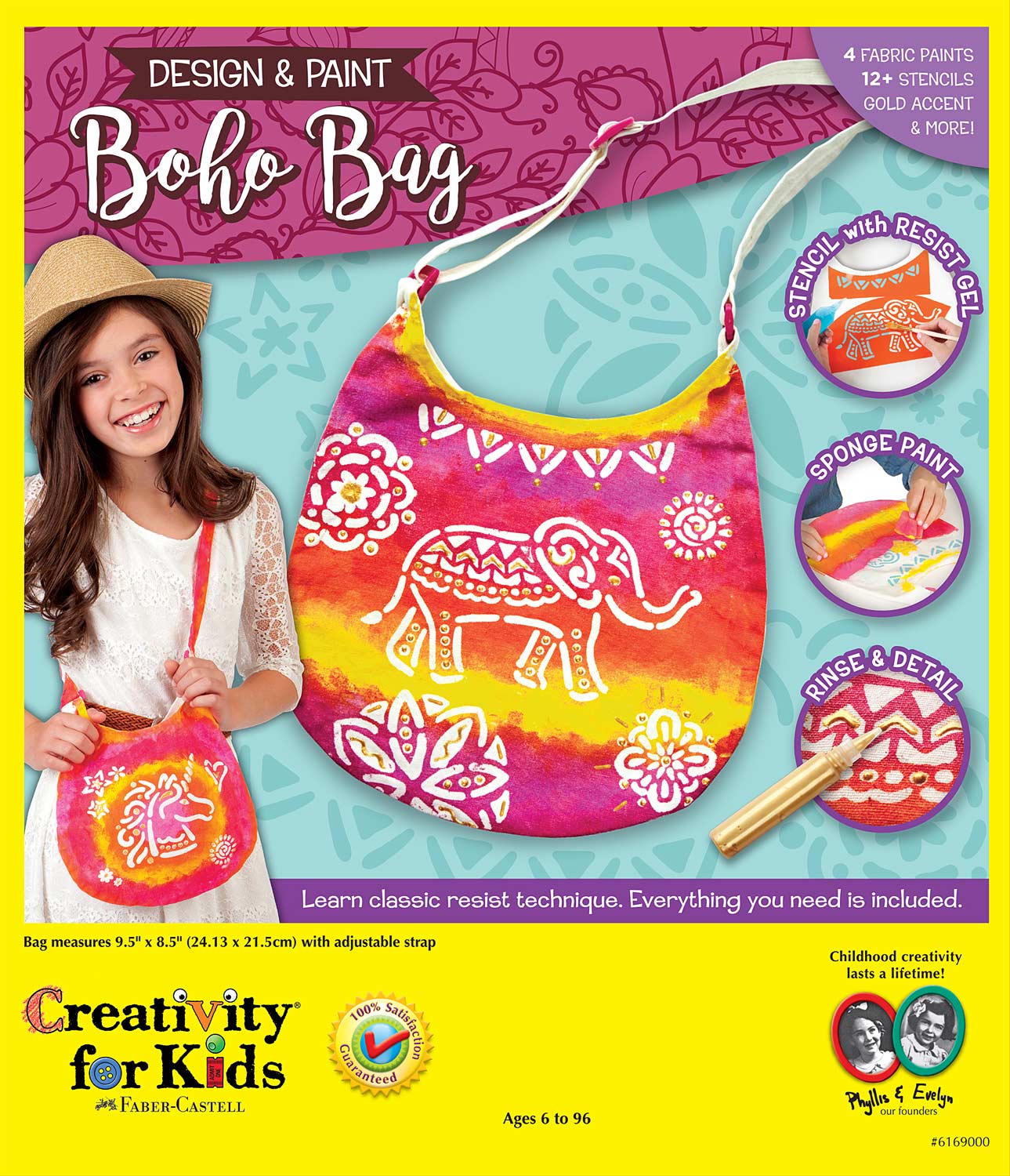 Design & Paint Boho Bag