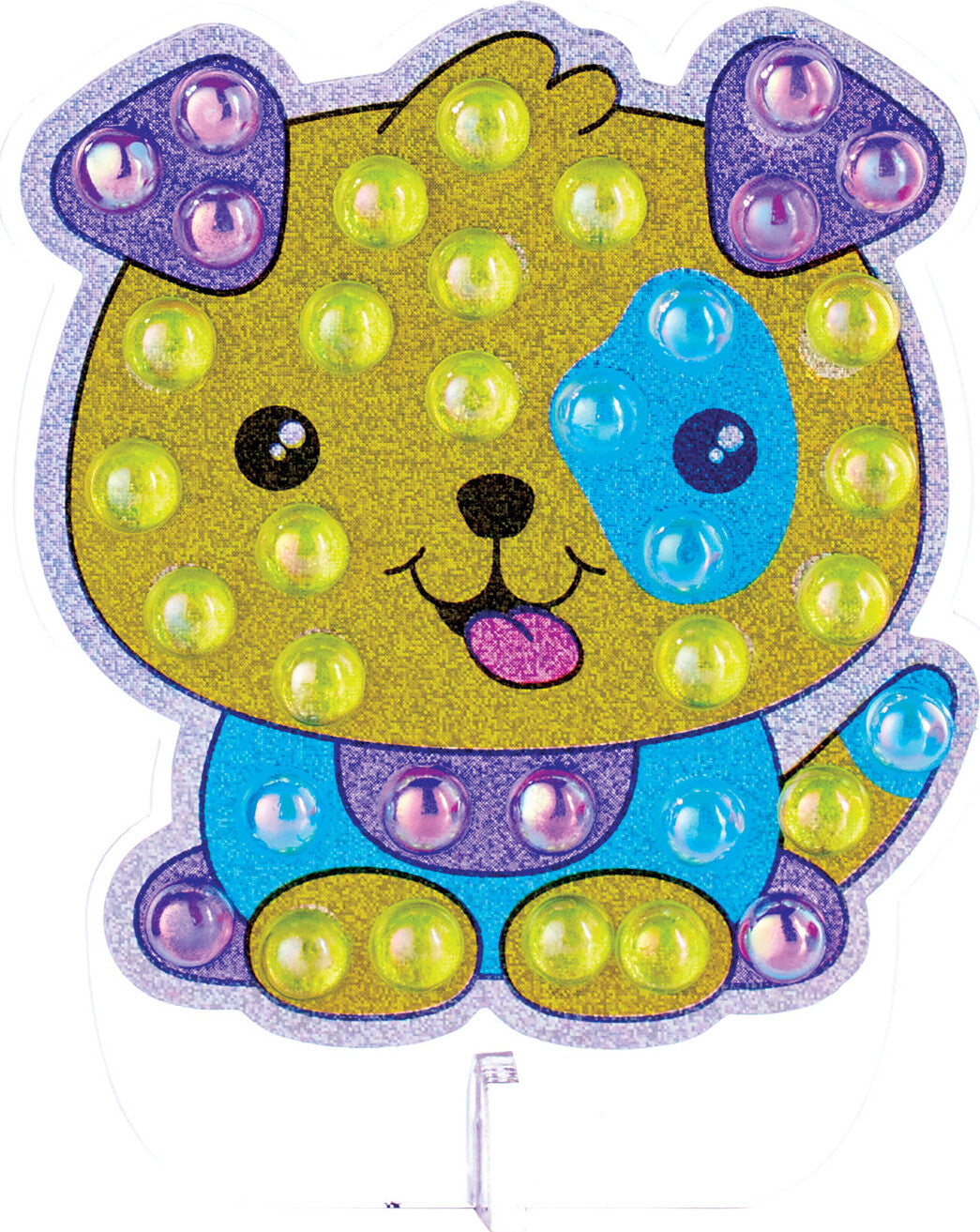 Bubble Gems Keychain Puppy Dog