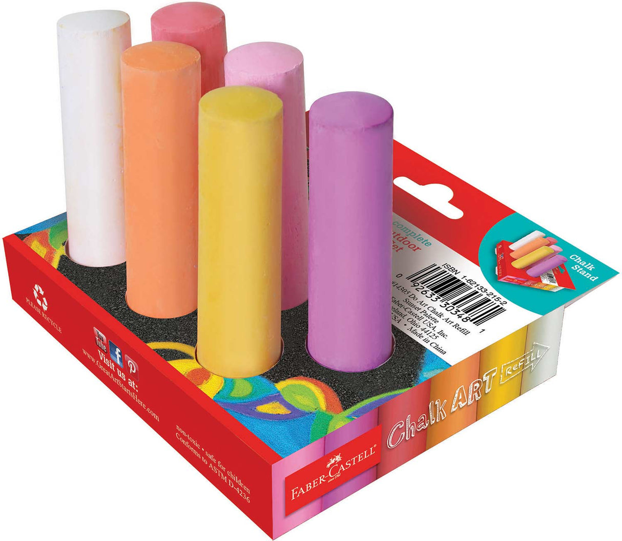 Do Art Outdoor Chalk Art Refill-Sunset