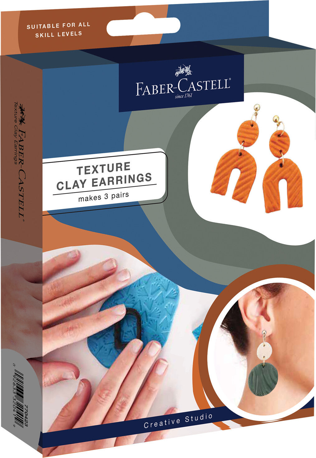 Texture Clay Earrings