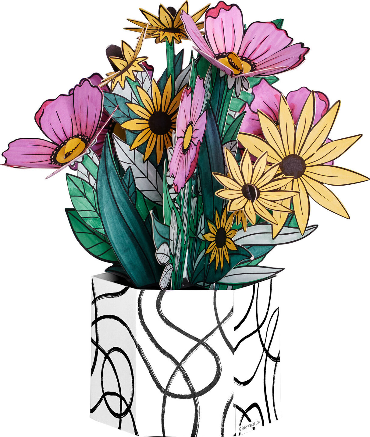 Pop Up Coloring - Wildflower Bunch