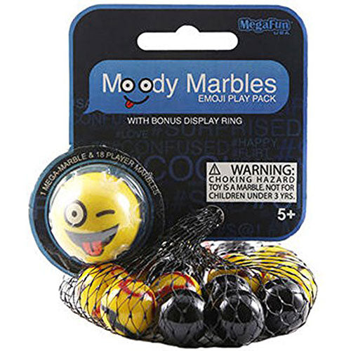 Crazy Moody Mibster Marbles Emoji Play Pack