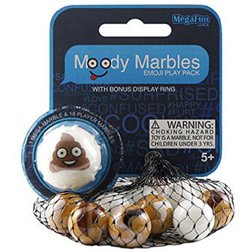Poop Moody Marbles Mibster Net Set 19 Pc