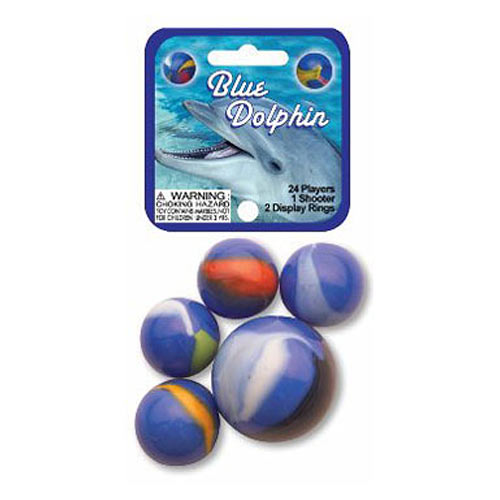 Blue Dolphin Marbles