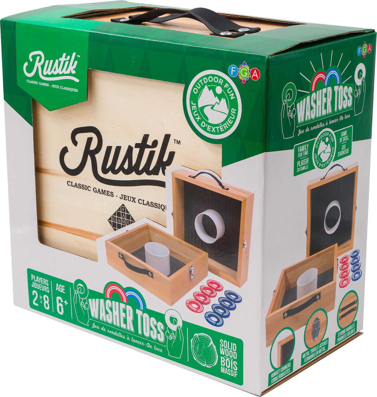 Rustik Washer Toss Game Set