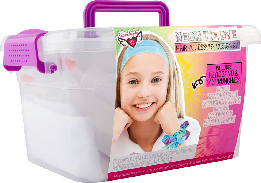 Neon Tie Dye Hair Accessory Design Keeper Crate