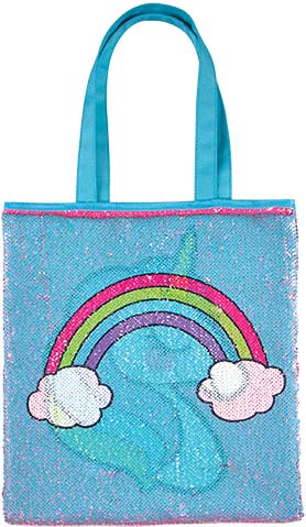 Magic Sequin Unicorn/Rainbow Reveal Tote Bag