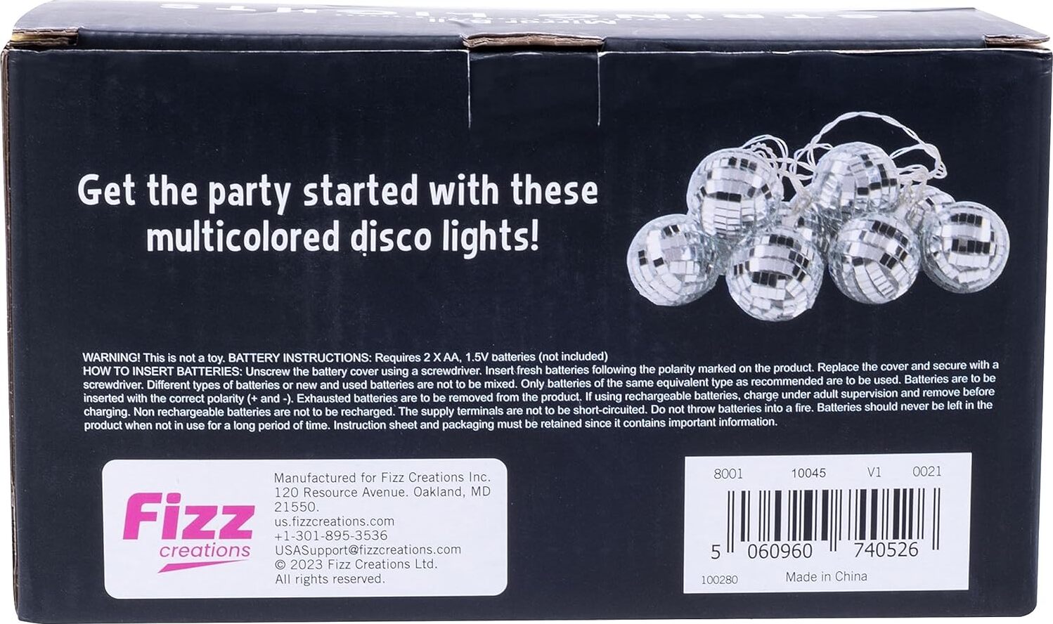Mirror Ball String Lights