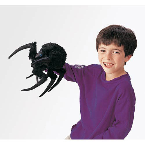 Black Spider Hand Puppet